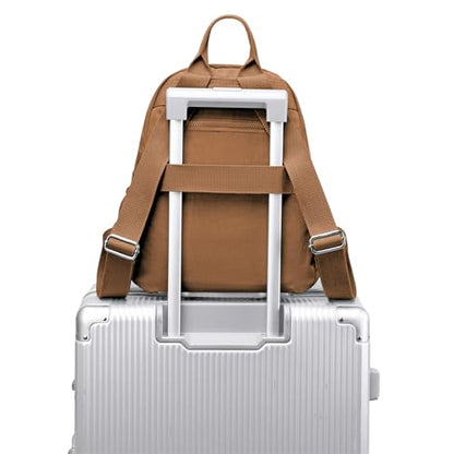 Mini Backpack Purse for Women, Stylish Daypack Shoulder Bag, Small Lightweight Daypack for Work Travle College (A- Coffee) - color: A- Coffee