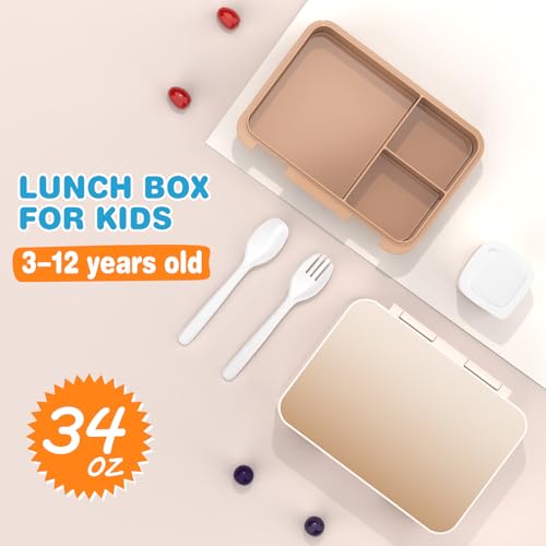 ACESAK 5PCS Backpack for Girls with Bento Box & 14oz Insulated Water Bottle - Cute School Girls Backpacks for Elementary Preschool Middle with Lunch Bag & Pencial Case, Back To School (Beige khaki) - color: Khaki