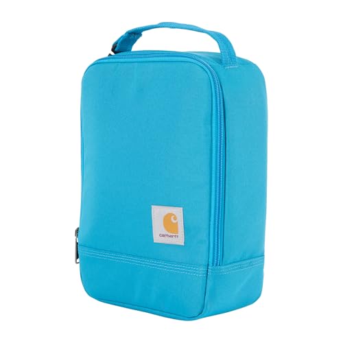 Carhartt Insulated Lunch Cooler For Men and Women, Fully Insulated Lunch Pale for Everyday Use, Atomic Blue - color: Atomic Blue