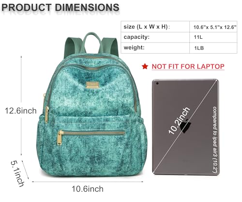 Pealwel Mini Backpack Purse for Women,Small Nylon backpacks for Ladies Backpacks Women Anti Theft Travel Bag (Graffiti) - color: Graffiti