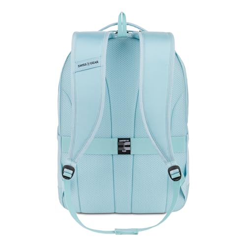 SwissGear Orientation Laptop Backpack, Light Blue, 17"x12"x7" - color: Light Blue, style: Orientation