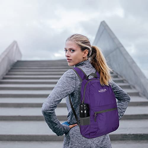 G4Free 20L Small Packable Travel Hiking Backpack for Men Women - color: Purple Update, size: 20L