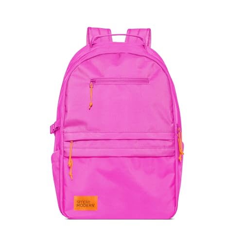 Simple Modern Ellis Backpack for School | Elementary Middle and High School Bookbag for Kids and Teens | Girls and Boys | Raspberry Vibes - color: -Raspberry Vibes, size: Large | 25 Liter