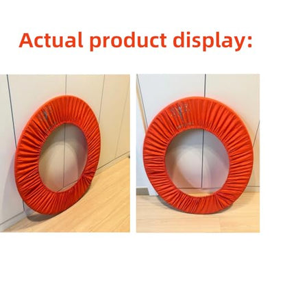 Artistic Gymnastic Protective Cover,Rhythmic Gymnastics Ring Calisthenics Equipment Appratus Accessory Case Cover Fits Up to 5 Rings of 70~90cm - color: Dark Green