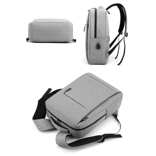 Custom Backpacks for 15.6 inch Laptop Personalized Back Pack with Name TEXT LOGO Image USB Charging Port Men Women (Black) - color: Black