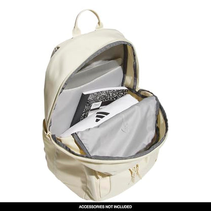 adidas Amplifier Backpack for Laptop, School and Gym, 28L, Warm Vanilla Yellow/White/Regular, OSFA - color: Warm Vanilla Yellow/White/Regular