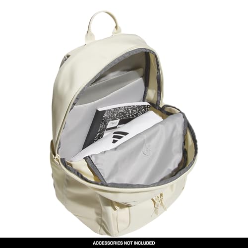 adidas Amplifier Backpack for Laptop, School and Gym, 28L, Warm Vanilla Yellow/White/Regular, OSFA - color: Warm Vanilla Yellow/White/Regular