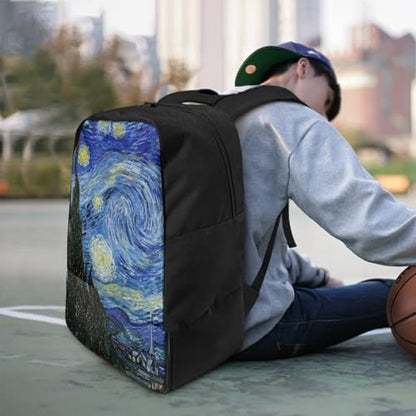 Basketball Backpack With Separate Ball Compartment And Shoes Fit Basketball Volleyball Football - color: Starry Night