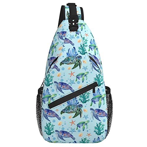 Butterflies Sling Bag Crossbody Sling Backpack for Women Men Travel Hiking Daypack Chest Shoulder Bag | Travel - color: Color-3