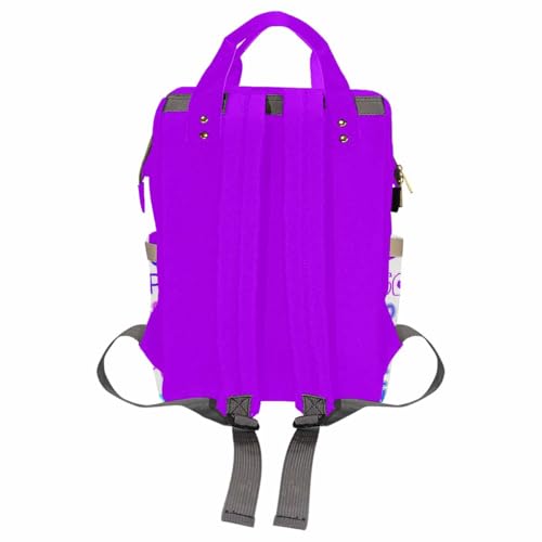 MyPupSocks Custom Diaper Bag for Mom, Customized Diaper Backpack Personalized Mummy Nursing Baby Bags Fashion Shoulders Bag Casual Daypack Travel Bag for Mom Girls Mother's Day - color: Color 19