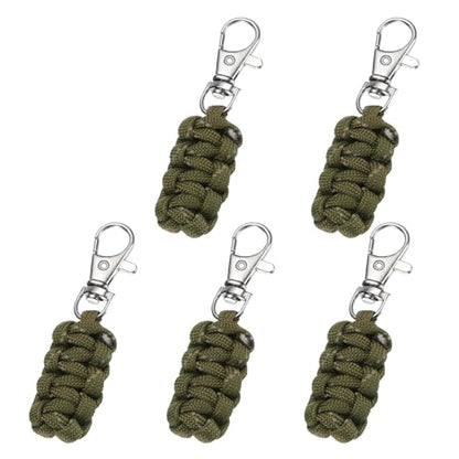 Reflective Paracord Zipper Pull Zipper Pulls Replacement - color: Olive Green