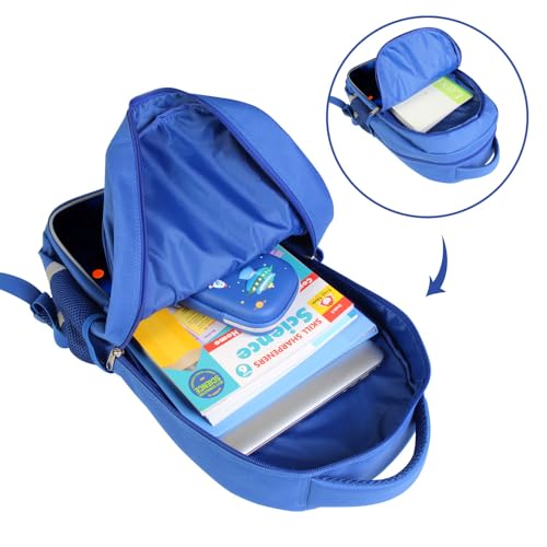 ZRENTAO Kids Backpack, 3D Reflective Cartoon, 600D Polyester & Dual Zippers, 17" Bookbag with Ergonomic Design for boys & girls age 6-18, Octopus Space Style for school Children Kids - color: 20#octopus
