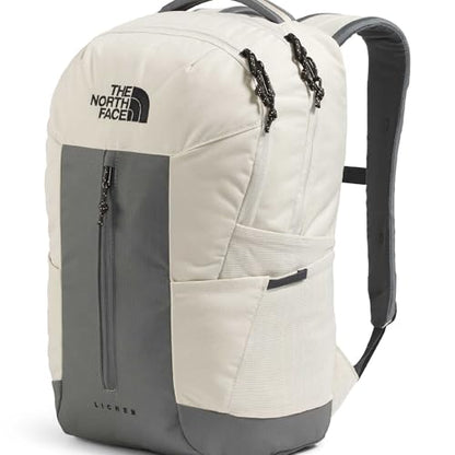 The North Face Lichen Daypack - Everyday Commuter Backpack, Laptop Sleeve, Water Bottle Pockets, Center Front Pouch, Desert Stone/Smoked Pearl/New Taupe Green, One Size - color: Desert Stone/Smoked Pearl/New Taupe Green