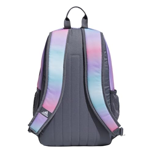 adidas Creator School Backpack for Girls & Boys — Durable Bookbag - color: Gradient Rose Tone Pink/Onix Grey