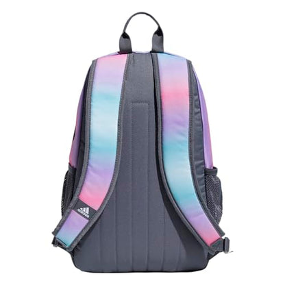 adidas Creator School Backpack for Girls & Boys — Durable Bookbag - color: Gradient Rose Tone Pink/Onix Grey
