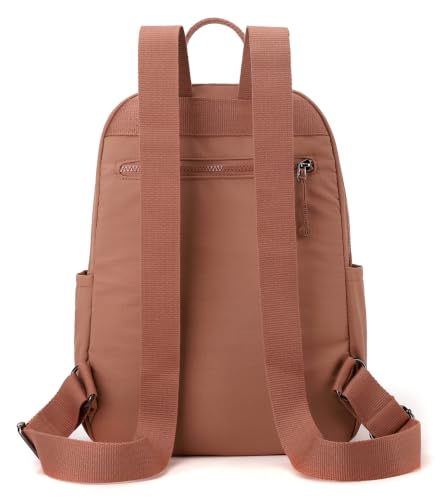 Backpack Purse for Women Small Backpack Nylon Travel Backpack - color: Light Grey