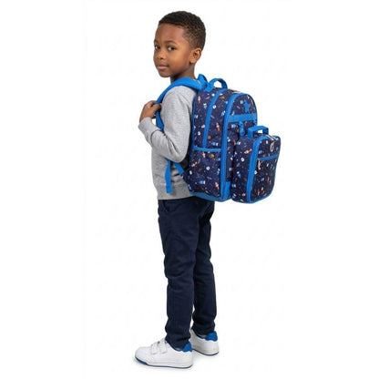 J World Duet Kids Backpack & Lunch Box Set For Girls & Boys Pre-K to Elementary School, Every Daisy - color: Every Daisy