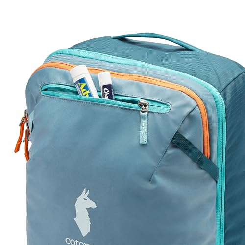 Cotopaxi Allpa 28L Travel Pack, Blue Spruce and Abyss - color: Blue Spruce/Abyss