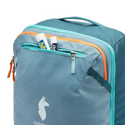 Cotopaxi Allpa 28L Travel Pack, Blue Spruce and Abyss - color: Blue Spruce/Abyss