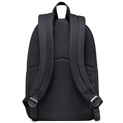 VASCHY School Backpack, Water Resistant Lightweight Casual Backpack for Men Women with Padded Laptop Sleeve Black & Camo - color: Black & Camo
