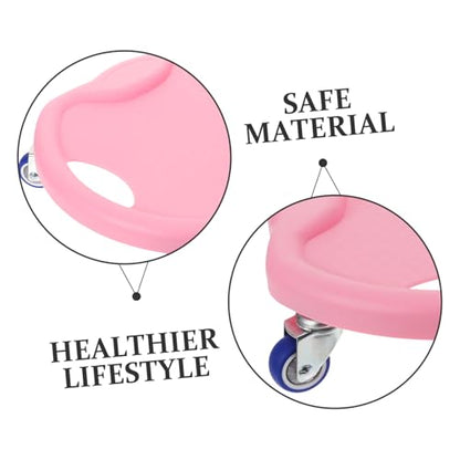 Abdominal Fitness Sliding Disc with Comfortable Handle and Complimentary Mat Mute Workout Sliders for Core Strength Training at Home Versatile Roller for Chest Arms Butt and Legs