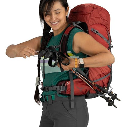 Osprey Tempest 33L Women's Lightweight Hiking Backpack - Daypack for Travel & Camping, Frosty Mint Green/Botanica - color: Frosty Mint Green/Botanica, size: 33L - Standard Fit