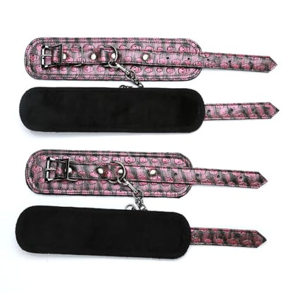 2026 Upgraded Heavy Duty Expandable Spreader Bar – Adjustable PU Straps for Pilates, Yoga - style: Rose+PinkKL