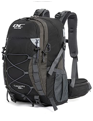Diamond Candy Waterproof Hiking Backpack for Men and Women, Lightweight Day Pack for Travel Camping | Waterproof - color: Black