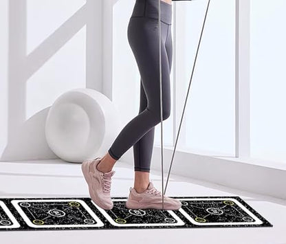 Rubber Agility Ladder 8.8 Ft Non-Slip Speed Agility Training Ladder for Soccer Footwork Training，Flat Agility Ladder for Children's Physical Training Equipment - color: 12 ft