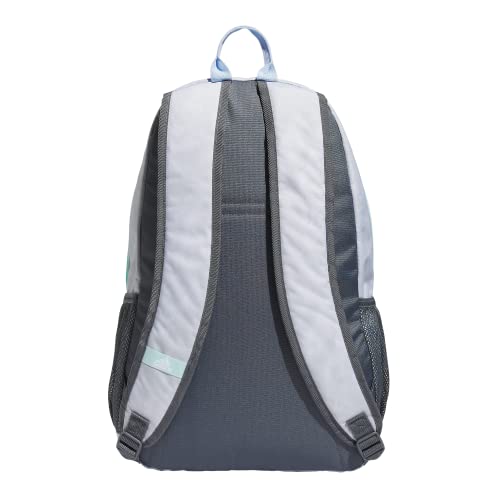 adidas Excelerator School Backpack, 33L - color: Stone Wash White/Blue Dawn/Semi Flash Aqua Blue, size: OSFA