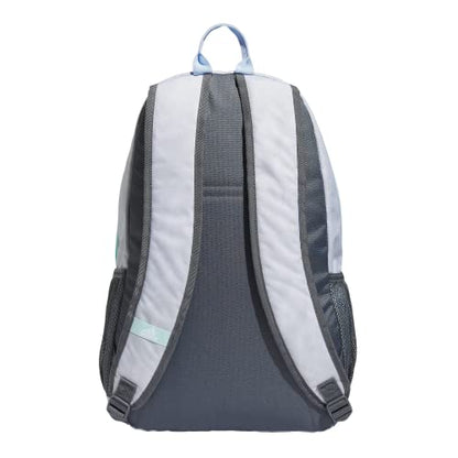 adidas Excelerator School Backpack, 33L - color: Stone Wash White/Blue Dawn/Semi Flash Aqua Blue, size: OSFA