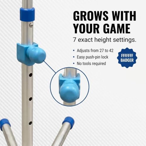 Amber Fight Gear Enhanced Training Agility Hurdles: Premium Self-Return Aluminum Set for Track, Field, Soccer, Football - Adjustable 27" to 42" - Versatile Performance Tools (Set of 3)