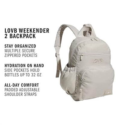 adidas Weekender Backpack – Small Lightweight Everyday Bag, 19L, LOVB/2, OSFA - color: Lovb/2