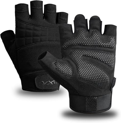 VWX Anti-Slip Gel Palm Workout Gloves for Men and Women - with Sweat-Wicking Fabric for Gym,Weight Lifting, Cycling, Weightlifting, Exercise, Climbing - size: Small
