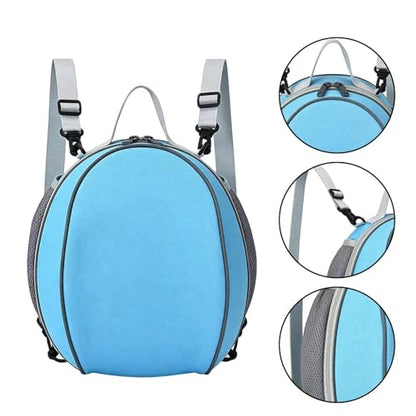 Soccer Backpack, With Smart Storage Solution, 19x25x31cm, Mult-Purpose Ball Bag, Multipurpose Sports Backpack, Waterproof Material, For Volleyball, Gym, Daily Use, Travel, School, Competition, Youth - size: Lake Blue