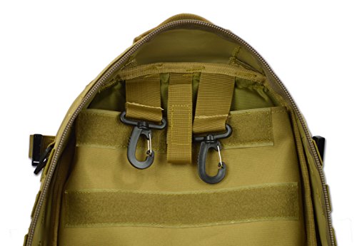 Lightning X Premium Tactical Medic Backpack w/Modular Pouches & Hydration Port (Desert Tan) Large - color: Desert Tan