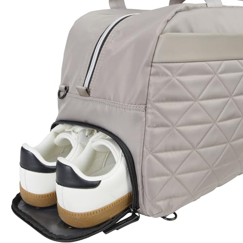 Kenneth Cole REACTION Emma 15" Convertible Duffel Carry On for Gym and Travel Bag, Rye - color: Rye, size: Carry-On 15-Inch