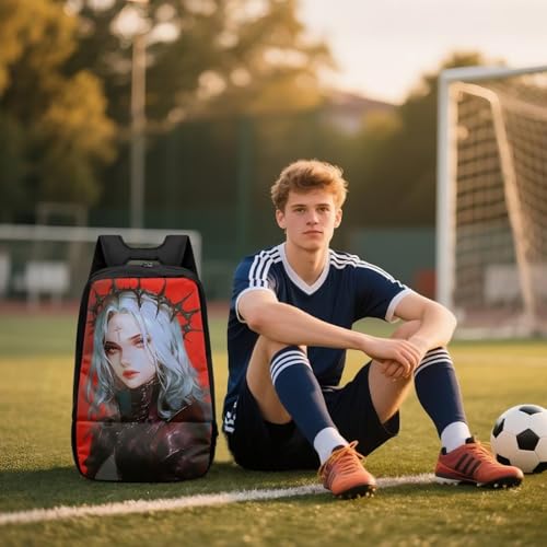 Basketball Backpack With Separate Ball Compartment And Shoes Fit Basketball Volleyball Football - color: Dark - styled