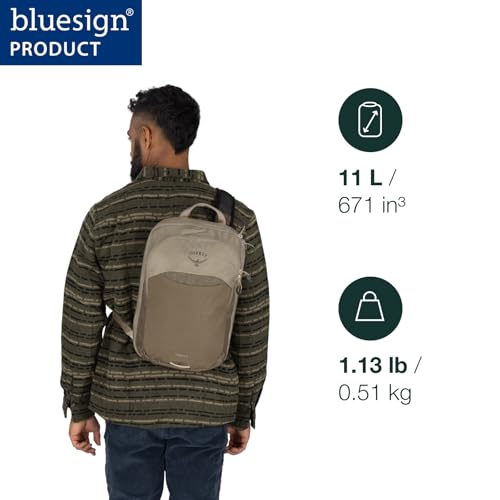 Osprey Nebula Shoulder Sling Bag, Alpaca Tan/Latte Brown Heather - color: Alpaca Tan/Latte Brown Heather