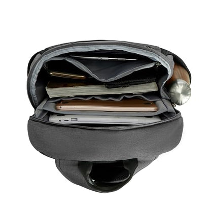 Travelon Anti-Theft Metro Backpack with RFID blocking pouch - color: Gray