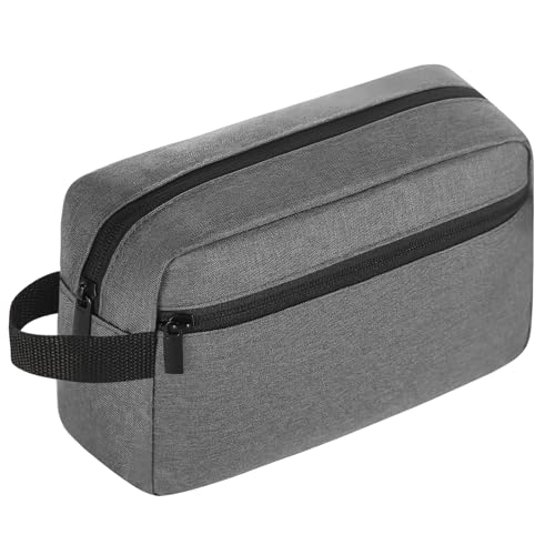 Icramsy Travel Toiletry bag Toiletry bag for women men Hanging Cosmetic bag Travel accessories for Women Men (Grey) - color: Grey