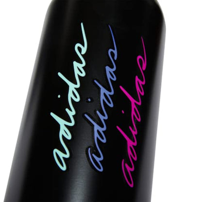 adidas Metal Water Bottle 1L - color: Black/Pulse Mint Green/Blue Fusion