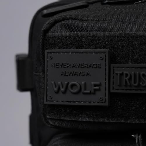 WOLFpak 9L Mini Tactical Backpack for Men & Women | Compact, Small Everyday Carry Bag for Gym, School, Travel | Durable, Water-Resistant Daypack with Molle System and Patch Panel (Nightshade Edition) - color: Nightshade Edition