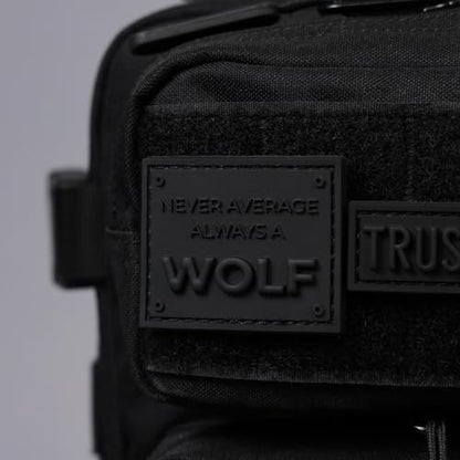 WOLFpak 9L Mini Tactical Backpack for Men & Women | Compact, Small Everyday Carry Bag for Gym, School, Travel | Durable, Water-Resistant Daypack with Molle System and Patch Panel (Nightshade Edition) - color: Nightshade Edition