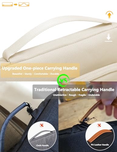 HYZUO 13 Inch Laptop Bag Sleeve Case for MacBook Air 13 M5 M4 M3 M2 M1 A3449 2026-2018, 13" MacBook Neo 2026 A3404, MacBook Pro 13 M2 M1 2026-2016, iPad Pro/Air 13, Surface Pro, XPS 13, Sand - color: Sand, size: 13 Inch