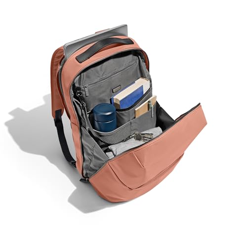 Away The Everywhere Zip Backpack - Personal Item Airline Approved Backpack with 16” Padded Laptop Sleeve, Water Bottle Pocket, Interior and Exterior Pockets - Fits Up to 16-Inch Laptops - Clay Pink - color: Clay Pink