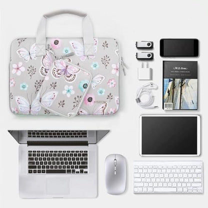 Hseok Laptop Sleeve 14 inch Case with Small Case, Compatible with MacBook Neo 14, MacBook Pro 14 M5/M4/M3/M2/M1, XPS 14 and Most 14 inch Notebooks, Neoprene Computer Handbag,B01F01 - color: B01f01, size: 14"