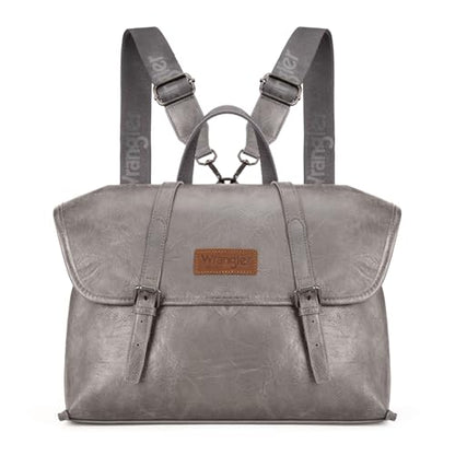 Wrangler Laptop Bag for Women Messenger Bag Briefcase Computer Backpack Convertible Satchel Bag - color: Grey, size: 13 inch