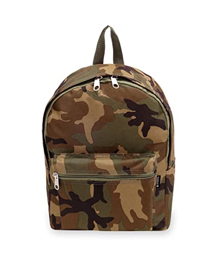 Basic Pattern Backpack - color: Camo