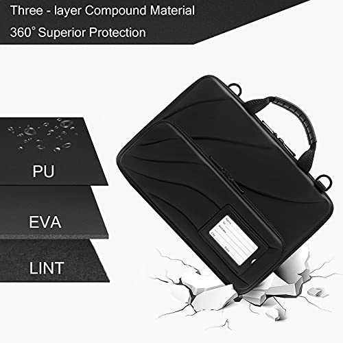 Laptop Case Hard Shell Laptop Bag for Men Women with Shoulder Strap - color: Pink, size: 13-14 inch laptop case
